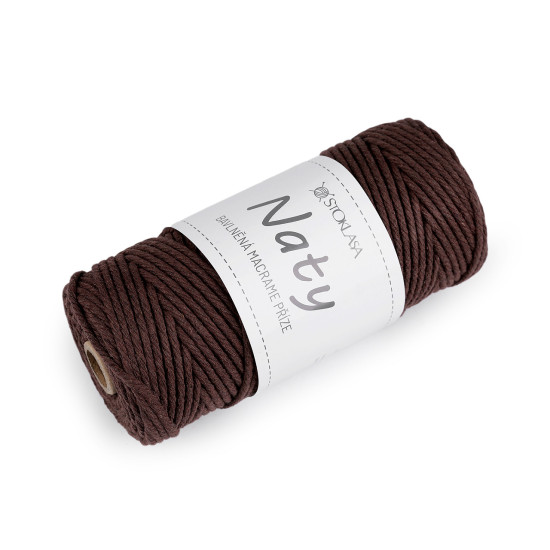 Bavlněná pletací příze macrame naty ø3 mm rozčesávací - Černá (3 Kusy) Bavlněná pletací příze macrame naty ø3 mm rozčesávací - Černá (3 Kusy)