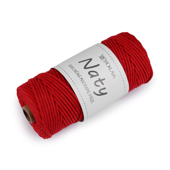 Bavlněná pletací příze macrame naty ø3 mm rozčesávací - Černá (3 Kusy) Bavlněná pletací příze macrame naty ø3 mm rozčesávací - Černá (3 Kusy)