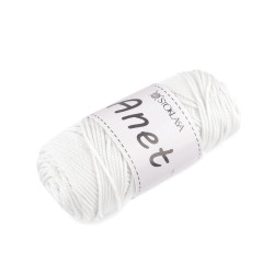 Anet makramé kötő- és horgoló macrame fonal ø2 mm 90 g - Fehér (1 Darab)