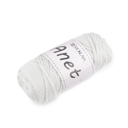 Anet makramé kötő- és horgoló macrame fonal ø2 mm 90 g - Off white (1 Darab)