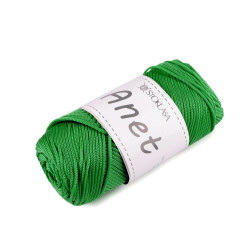Anet makramé kötő- és horgoló macrame fonal ø2 mm 90 g - Élénkzöld (1 Darab)