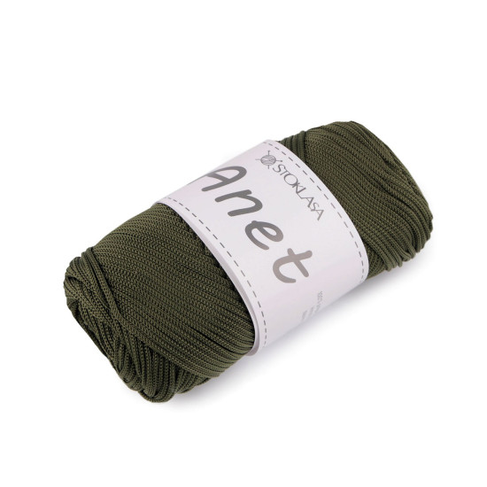 Anet makramé kötő- és horgoló macrame fonal ø2 mm 90 g - Fehér (1 Darab) Anet makramé kötő- és horgoló macrame fonal ø2 mm 90 g - Fehér (1 Darab)