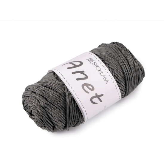 Anet makramé kötő- és horgoló macrame fonal ø2 mm 90 g - Fehér (1 Darab) Anet makramé kötő- és horgoló macrame fonal ø2 mm 90 g - Fehér (1 Darab)