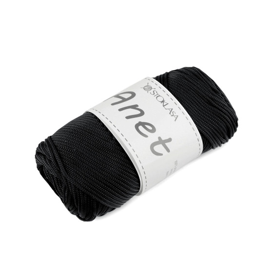 Anet makramé kötő- és horgoló macrame fonal ø2 mm 90 g - Fehér (1 Darab) Anet makramé kötő- és horgoló macrame fonal ø2 mm 90 g - Fehér (1 Darab)