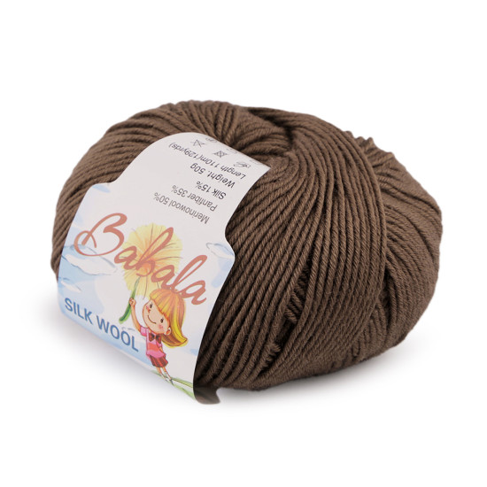 Gyapjú kötőfonal, selyem fonal babala 50 g - Piros (1 Darab) Gyapjú kötőfonal, selyem fonal babala 50 g - Piros (1 Darab)