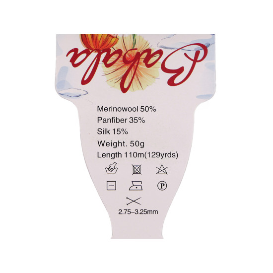 Gyapjú kötőfonal, selyem fonal babala 50 g - Piros (1 Darab) Gyapjú kötőfonal, selyem fonal babala 50 g - Piros (1 Darab)
