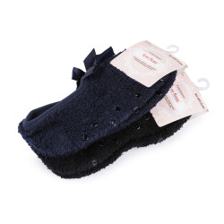 Ballerines femme/fille antidérapantes en tissu éponge, emi ross - Mélange (2 Paires)