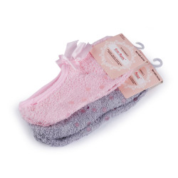Ballerines femme/fille antidérapantes en tissu éponge, emi ross - Mélange (2 Paires)