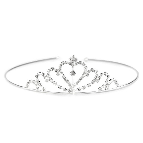 Diadem / tiara sztrasowa - Crystal (12 Sztuki) Diadem / tiara sztrasowa - Crystal (12 Sztuki)