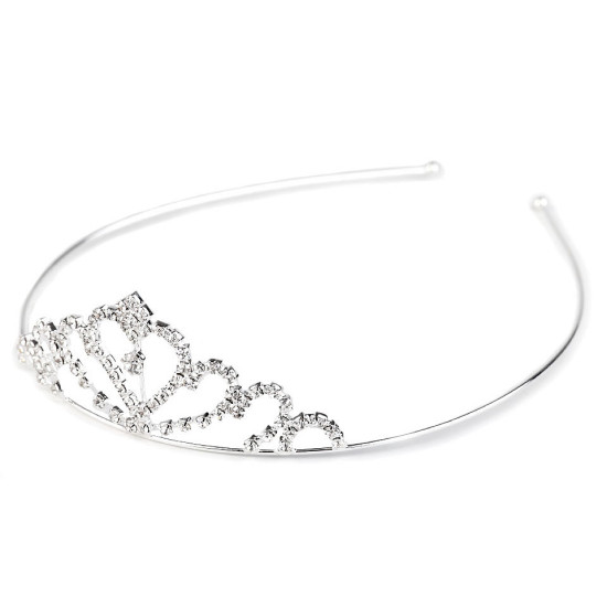 Diadem / tiara sztrasowa - Crystal (12 Sztuki) Diadem / tiara sztrasowa - Crystal (12 Sztuki)