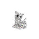 Rhinestone brooch cat, owl - Crystal ab (12 Pieces) Rhinestone brooch cat, owl - Crystal ab (12 Pieces)