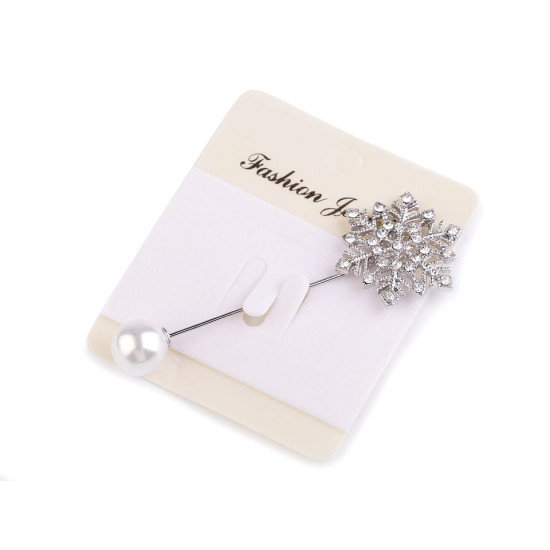 Szpilka ozdobna śnieżynka - Crystal (3 Sztuki) Szpilka ozdobna śnieżynka - Crystal (3 Sztuki)