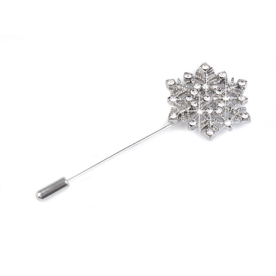 Szpilka ozdobna śnieżynka - Crystal (3 Sztuki) Szpilka ozdobna śnieżynka - Crystal (3 Sztuki)
