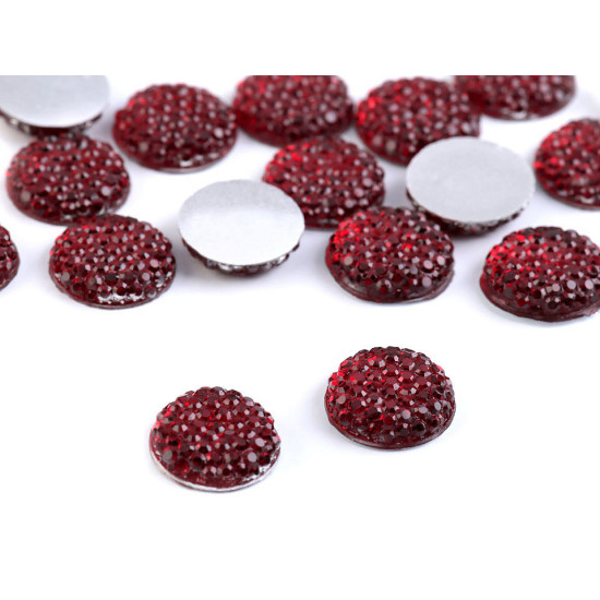 Szlifowane kamyczki / kaboszony ø12 mm do naklejania - Crystal (300 Sztuki) Szlifowane kamyczki / kaboszony ø12 mm do naklejania - Crystal (300 Sztuki)