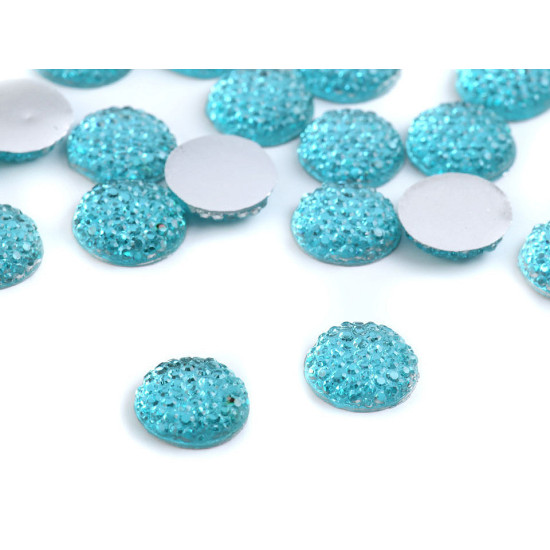Szlifowane kamyczki / kaboszony ø12 mm do naklejania - Crystal (300 Sztuki) Szlifowane kamyczki / kaboszony ø12 mm do naklejania - Crystal (300 Sztuki)