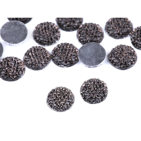 Szlifowane kamyczki / kaboszony ø12 mm do naklejania - Crystal (300 Sztuki) Szlifowane kamyczki / kaboszony ø12 mm do naklejania - Crystal (300 Sztuki)