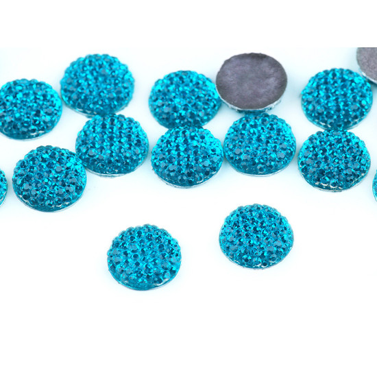 Szlifowane kamyczki / kaboszony ø12 mm do naklejania - Crystal (300 Sztuki) Szlifowane kamyczki / kaboszony ø12 mm do naklejania - Crystal (300 Sztuki)