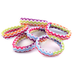 Elastic hair bands - Multicolor (1 Card)