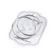Basi per spilla circolare - Platino (2 Pezzi) Basi per spilla circolare - Platino (2 Pezzi)