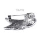 Bross csiszolt kövekkel hattyú - Crystal (1 Darab)