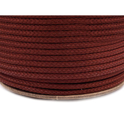 Cordón de poliéster pes ø4 mm - Burdeos (100 Metros)