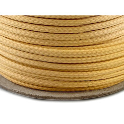 Cordón de poliéster ø2 mm - Mostaza (200 Metros)