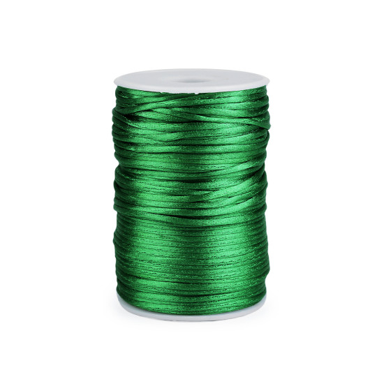 Polyester rattail satin cord ø2mm - Menthol (570 Meters) Polyester rattail satin cord ø2mm - Menthol (570 Meters)