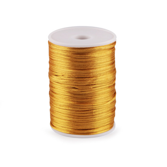 Polyester rattail satin cord ø2mm - Menthol (570 Meters) Polyester rattail satin cord ø2mm - Menthol (570 Meters)
