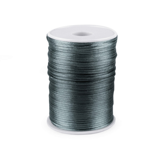 Polyester rattail satin cord ø2mm - Menthol (570 Meters) Polyester rattail satin cord ø2mm - Menthol (570 Meters)