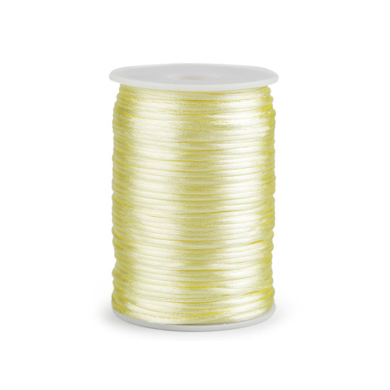 Polyester rattail satin cord ø2mm - Menthol (570 Meters) Polyester rattail satin cord ø2mm - Menthol (570 Meters)