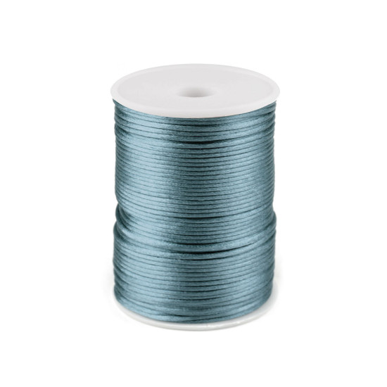 Polyester rattail satin cord ø2mm - Menthol (570 Meters) Polyester rattail satin cord ø2mm - Menthol (570 Meters)