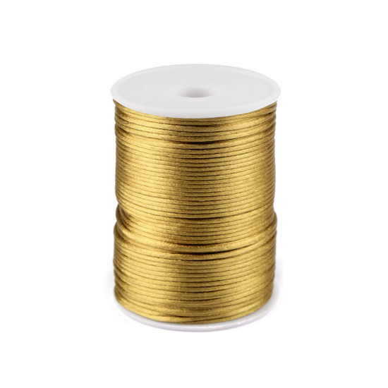 Polyester rattail satin cord ø2mm - Menthol (570 Meters) Polyester rattail satin cord ø2mm - Menthol (570 Meters)