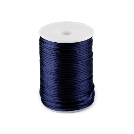 Polyester rattail satin cord ø2mm - Menthol (570 Meters) Polyester rattail satin cord ø2mm - Menthol (570 Meters)