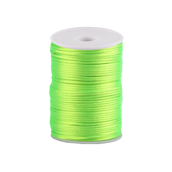Polyester rattail satin cord ø2mm - Menthol (570 Meters) Polyester rattail satin cord ø2mm - Menthol (570 Meters)
