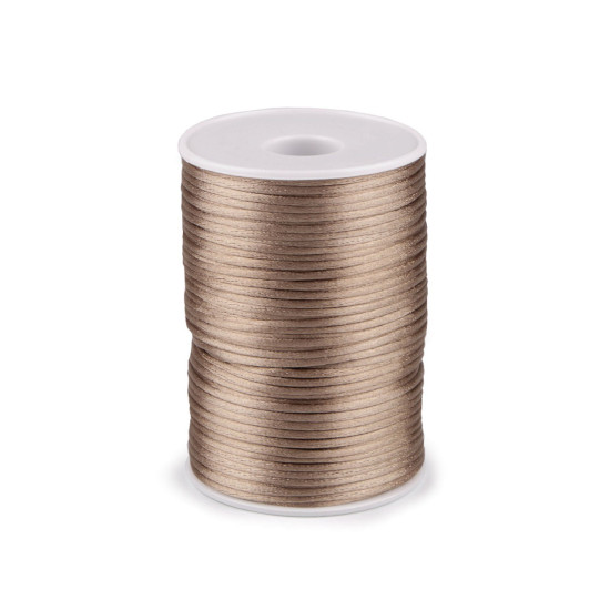 Polyester rattail satin cord ø2mm - Menthol (570 Meters) Polyester rattail satin cord ø2mm - Menthol (570 Meters)