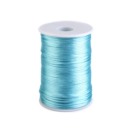 Polyester rattail satin cord ø2mm - Menthol (570 Meters) Polyester rattail satin cord ø2mm - Menthol (570 Meters)