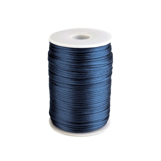 Polyester rattail satin cord ø2mm - Menthol (570 Meters) Polyester rattail satin cord ø2mm - Menthol (570 Meters)
