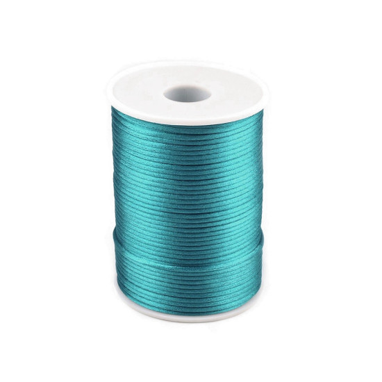Polyester rattail satin cord ø2mm - Menthol (570 Meters) Polyester rattail satin cord ø2mm - Menthol (570 Meters)