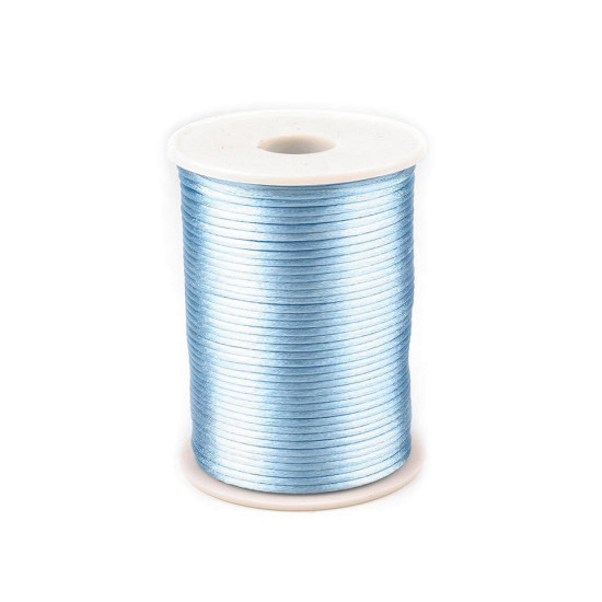 Polyester rattail satin cord ø2mm - Menthol (570 Meters) Polyester rattail satin cord ø2mm - Menthol (570 Meters)