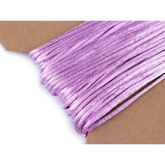 100% polyester rattail satin cord ø2mm - Creamy light (200 Meters) 100% polyester rattail satin cord ø2mm - Creamy light (200 Meters)