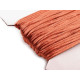 100% polyester rattail satin cord ø2mm - Creamy light (200 Meters) 100% polyester rattail satin cord ø2mm - Creamy light (200 Meters)