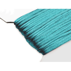 100% polyester rattail satin cord ø2mm - Turquoise (200 Meters)