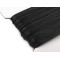 100% polyester rattail satin cord ø2mm - Black (200 Meters)