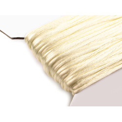 100% polyester rattail satin cord ø2mm - Creamy light (200 Meters)