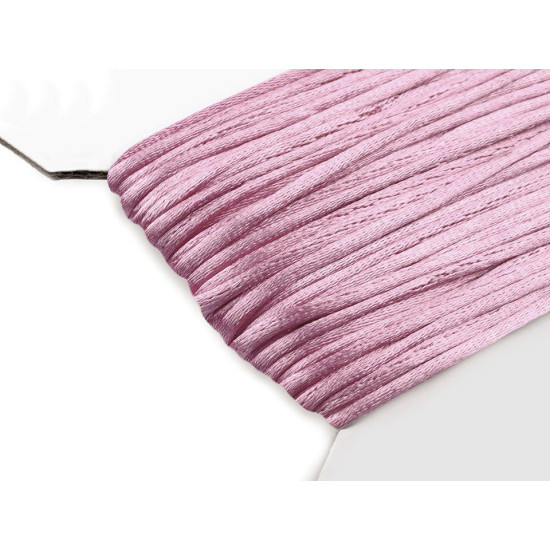 100% polyester rattail satin cord ø2mm - Creamy light (200 Meters) 100% polyester rattail satin cord ø2mm - Creamy light (200 Meters)