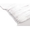 Cordoncino coda di topo, 100% raso di poliestere, ø 2 mm - Bianco (200 Metri)