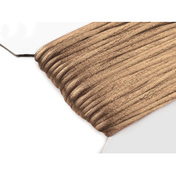 100% polyester rattail satin cord ø2mm - Darkbeige (200 Meters)