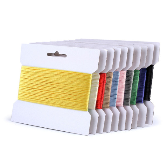 100% polyester rattail satin cord ø2mm - Creamy light (200 Meters) 100% polyester rattail satin cord ø2mm - Creamy light (200 Meters)