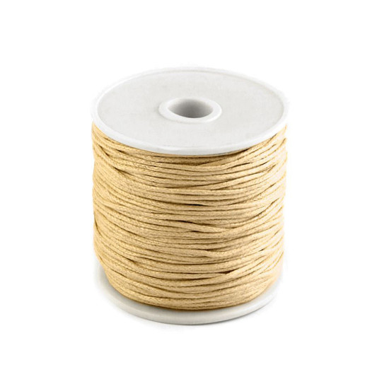 Sznurek bawełniany ø1 mm woskowany - Fioletowa (5 Sztuki) Sznurek bawełniany ø1 mm woskowany - Fioletowa (5 Sztuki)