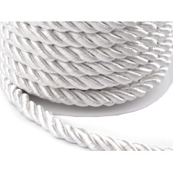 Twisted cord  ø7 mm - White (20 Meters)